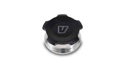 Vibrant 2.75-inch OD Aluminum Weld Bung with Anodized Black Threaded Cap - Part #11295
