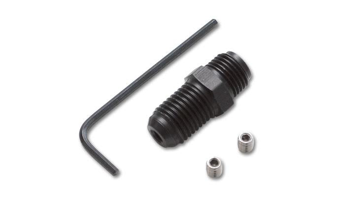 Vibrant -4AN to 1/8 Inch NPT Oil Restrictor Fitting Kit with Aluminum Main Body