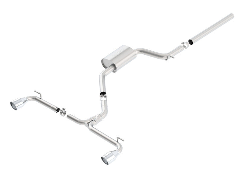 Borla 140597 S-Type Cat-Back Exhaust System for 2015-2017 Volkswagen GTI 2.0L – No MK7.5 Fitment