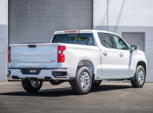 Borla 2019-2023 Chevrolet Silverado 1500 & GMC Sierra 1500 6.2L V8 S-Type Cat-Back Exhaust with Black Chrome Tips
