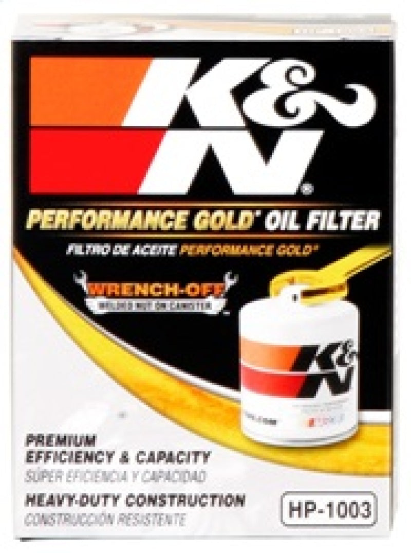 K&N Engineering HP-1003 Premium Oil Filter for Toyota RAV4, Scion tC, and Celica GT/GT-S