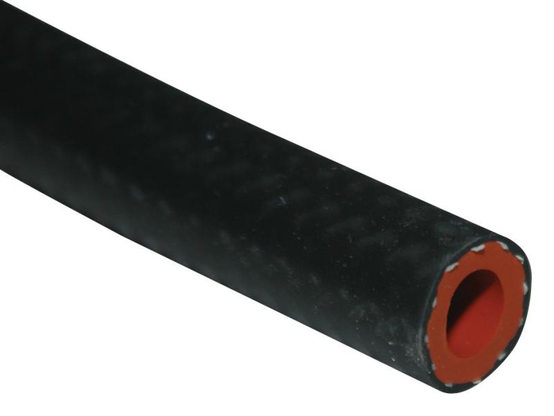 Vibrant 1 Inch (25mm) ID Silicone Heater Hose Reinforced – 5 Feet, Black