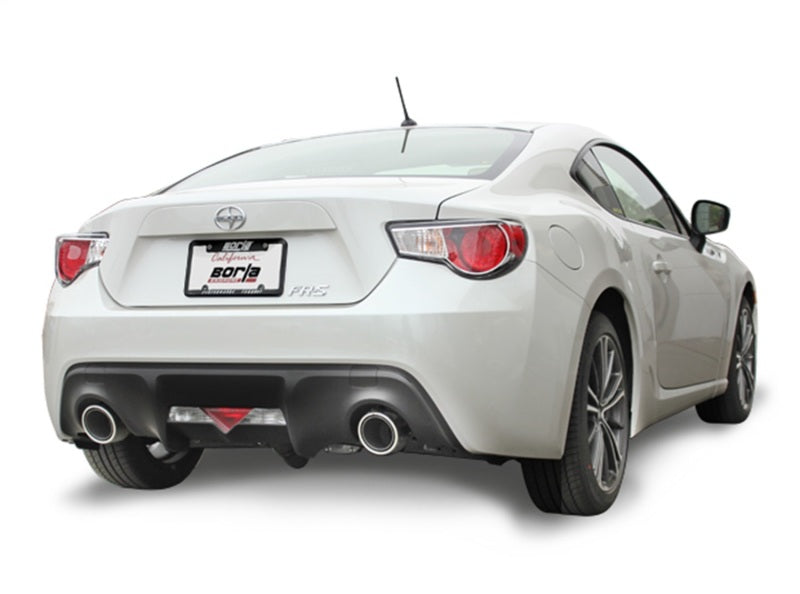 Borla S-Type Cat-Back Exhaust System for 2013-2016 Scion FR-S, 2013-2020 Subaru BRZ, and 2017-2020 Toyota 86 with 2.0L 4-Cylinder Engine