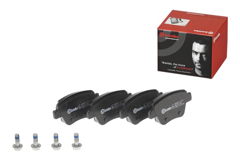Brembo OE Low-Met Brake Pads for 2011-2013 Volkswagen Jetta, Passat, Golf, and Beetle – Rear
