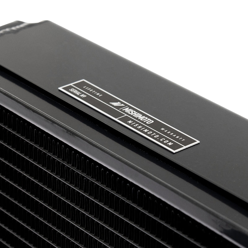 Mishimoto Universal Drag Race Performance Aluminum Radiator - Black (Part Number: MMRAD-UNI-DRGBK)