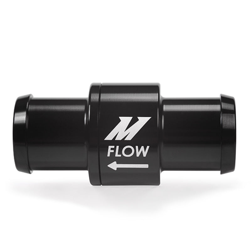 Mishimoto 3/4 Inch Aluminum One-Way Check Valve - Durable Automotive Air Line Fitting