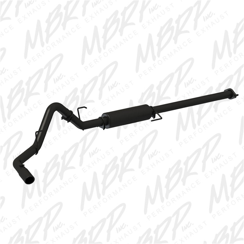 MBRP Armor BLK Series 3-Inch Cat Back Exhaust System for 2015-2016 Ford F-150 with 2.7L/3.5L EcoBoost engines