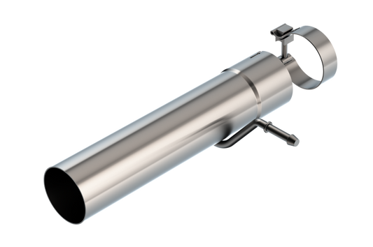 Borla 20-22 Chevrolet and GMC Silverado/Sierra 6.6L T-304 Stainless Steel Extension Pipe - Brushed Finish