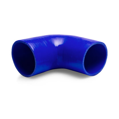 Mishimoto 4-inch Blue 90 Degree Silicone Coupler Part MMCP-4090BL for Automotive Applications