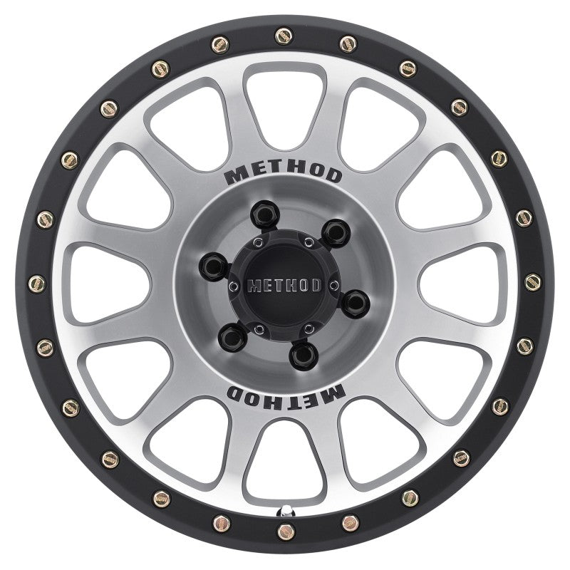 Method Wheels MR305 NV 18x9 Inch Street Loc Wheel with 6x5.5 Bolt Pattern and Polished Finish