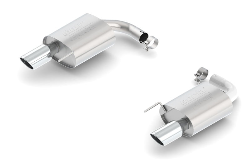 Borla Atak S Rear Section for 2015-2017 Ford Mustang GT 5.0L V8 with 4-Inch Chrome Tips