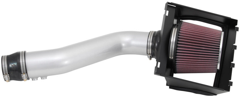K&N Engineering 77-2585KS Cold Air Intake System for 2012-2014 Ford F-150 3.7L V6 with High-Flow Reusable Filter