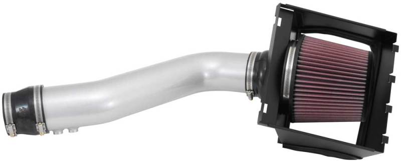 K&N Engineering 77-2585KS Cold Air Intake System for 2012-2014 Ford F-150 3.7L V6 with High-Flow Reusable Filter