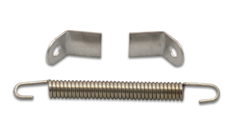Vibrant Weld-on Collector Tab Kit with Stainless Steel Tabs and Spring for Custom Exhaust Headers
