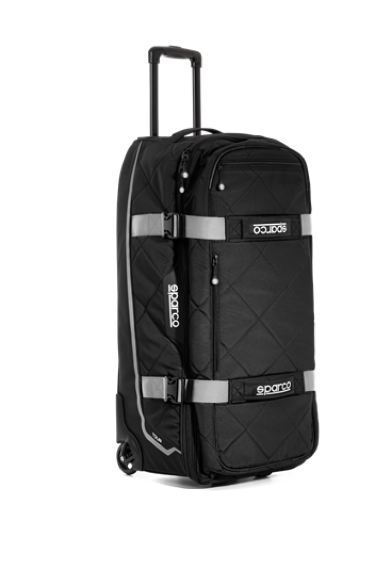 Sparco Bag Tour BLK/SIL - Durable Automotive Travel Bag with Ample Storage