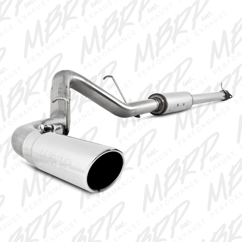 MBRP Armor Plus Series Cat Back Exhaust System for Chevrolet and GMC 2500HD with 6.0L V8 - Single Side Exit, T409 Stainless Steel