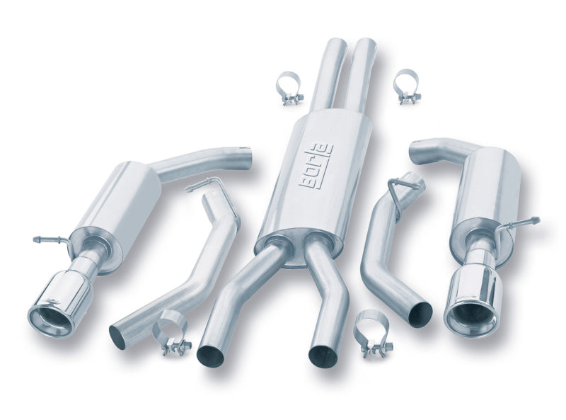 Borla Touring Cat-Back Exhaust System for 2002 Ford Thunderbird 3.9L V8