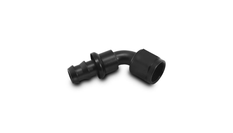 Vibrant Push-On 60 Degree Hose End Elbow Fitting -12AN, Aluminum Alloy, Part 22612