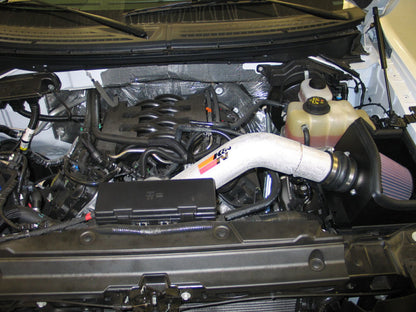 K&N Engineering 77-2581KP Cold Air Intake System for 2011-2013 Ford F-150 5.0L V8 F/I