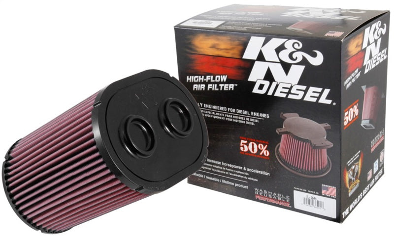 K&N Engineering High-Flow Replacement Air Filter for 2017 Ford F-250 and F-350 Super Duty V8-6.7L Diesel