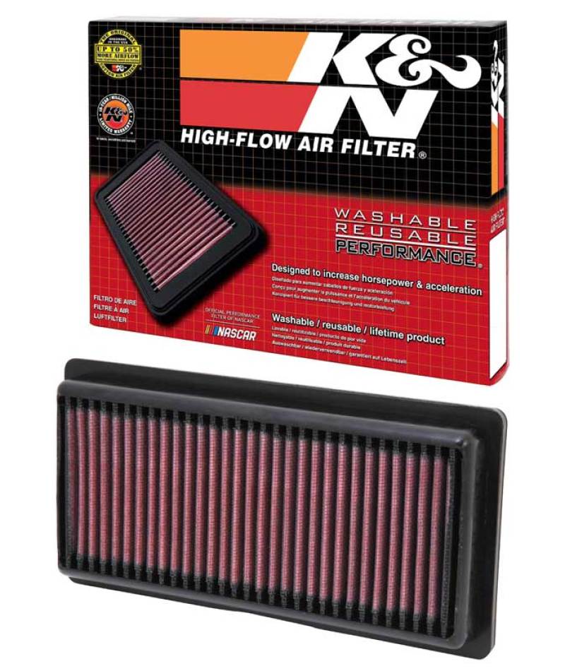 K&N Replacement Panel Air Filter for 2012-2014 Nissan Versa 1.6L - Part 33-2479