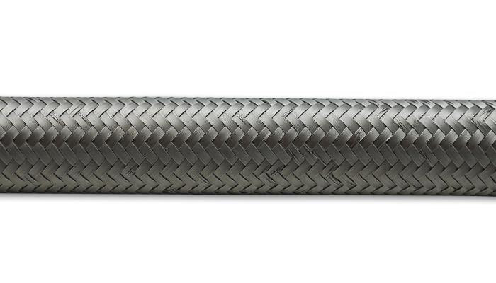 Vibrant -8 AN Stainless Steel Braided Flex Hose (5-foot roll)