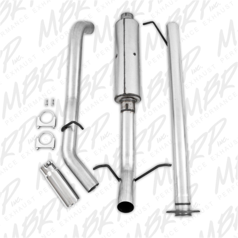 MBRP Armor Lite Series Cat Back Exhaust System for 2007-2008 Chevy Silverado 1500 and GMC Sierra 1500
