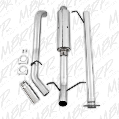 MBRP Armor Lite Series Cat Back Exhaust System for 2007-2008 Chevy Silverado 1500 and GMC Sierra 1500