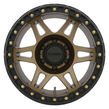 Method Wheels MR106 17x9 Beadlock Wheel with 5x5 Bolt Pattern and -44mm Offset in Bronze