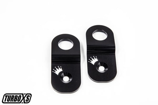 Turbo XS Radiator Stay Pair for Subaru WRX and STI 2002-2007 – Black
