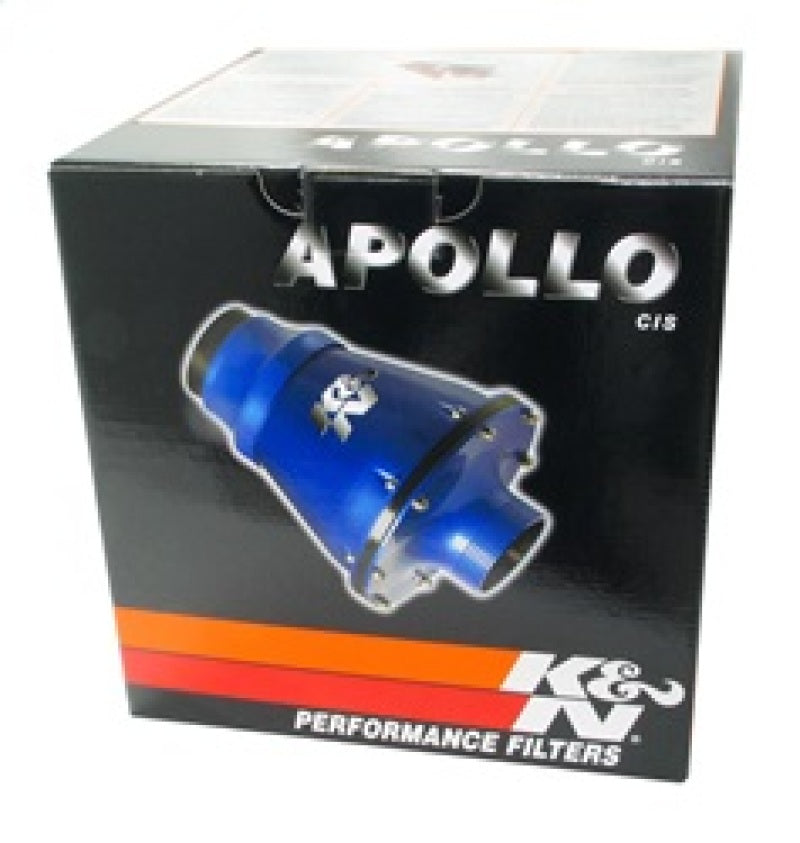 K&N Engineering Apollo RC-5052AB Universal Black Cold Air Intake System for Improved Engine Performance