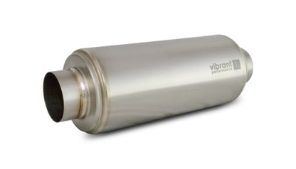 Vibrant Titanium Resonator 4-inch Inlet / 4-inch Outlet, 16-inch Length - Model 17540