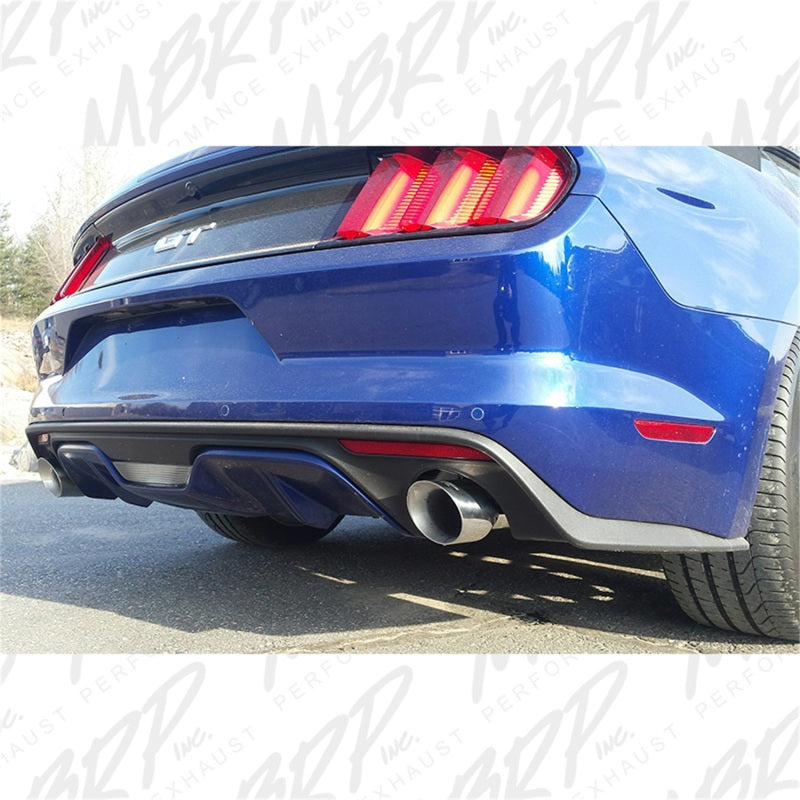 MBRP Armor Pro Series Axle Back Exhaust System for 2015-2017 Ford Mustang GT – 2.5-inch Tubing with Dual Rear Exit and 4-inch Tips