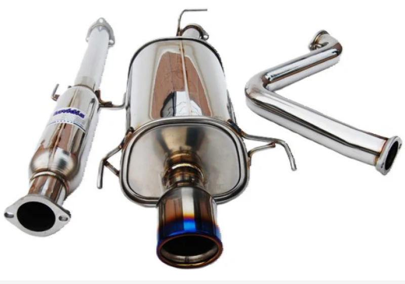 Invidia Q300 Titanium Rolled Tip Cat-Back Exhaust for 1997-2001 Honda Prelude Base Model