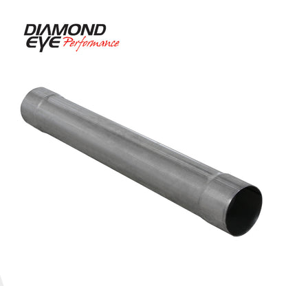 Diamond Eye Performance 4-inch Aluminum Diesel Exhaust Muffler Replacement Pipe (Part #510205)