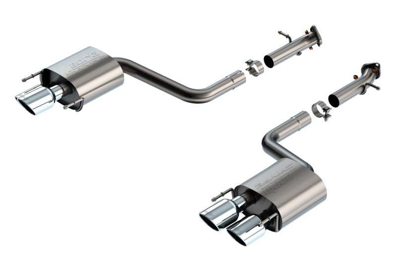 Borla S-Type Axle-Back Exhaust System for Lexus RC F and IS 500 (Part #11981)