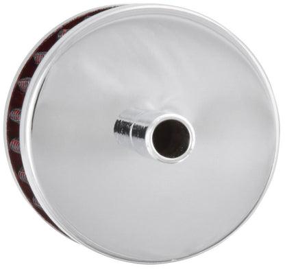 K&N Engineering 62-1090 Steel Base Crankcase Vent Filter with 3/8 Inch Diameter Tube