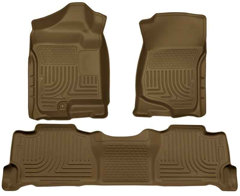 Husky Liners 07-13 GM Escalade/Suburban/Yukon WeatherBeater Tan Front & 2nd Seat Floor Liners
