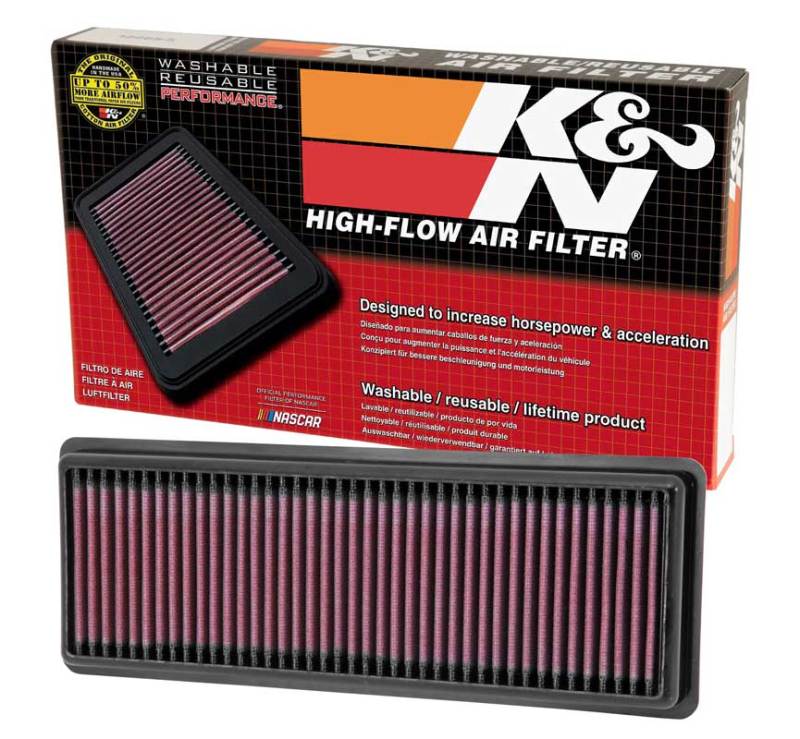K&N Engineering High-Flow Replacement Air Filter for 2012-2015 Fiat 500 and Mini Cooper Models - Part 33-2487