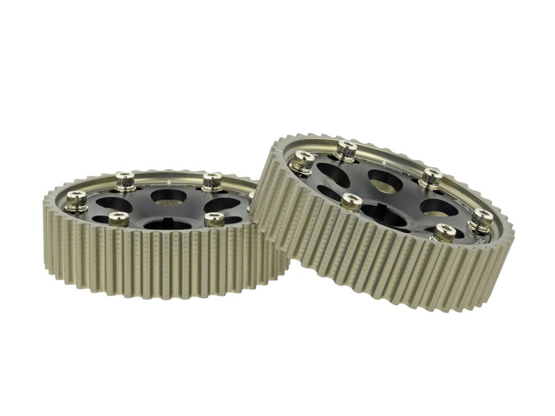 Skunk2 Pro-Series Honda H22/F20B DOHC VTEC Cam Gears – Adjustable, Black, Set of 2
