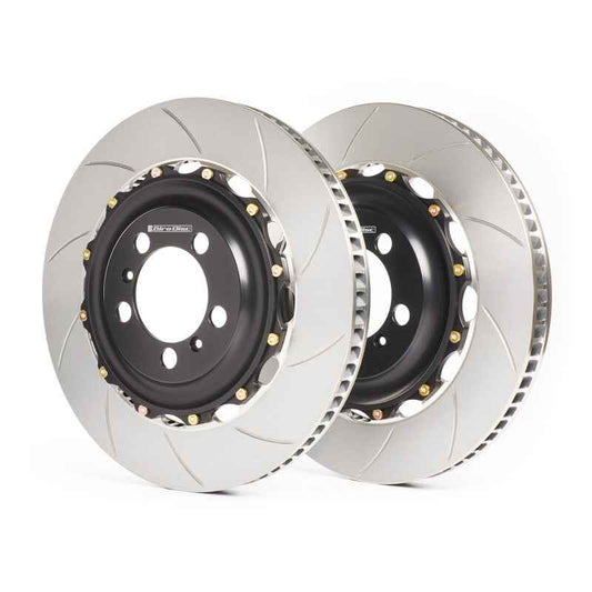 GiroDisc 2020+ BMW M3/M4 (G80/G82/G83 w/Carbon Ceramic Brakes) 2-Piece 380mm Slotted Rear Rotors