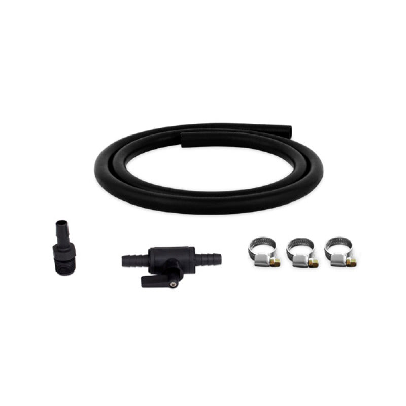 Mishimoto Compact Baffled Oil Catch Can Petcock Drain Kit – Easy Drainage Solution for Mishimoto 2-Port and 3-Port Catch Cans