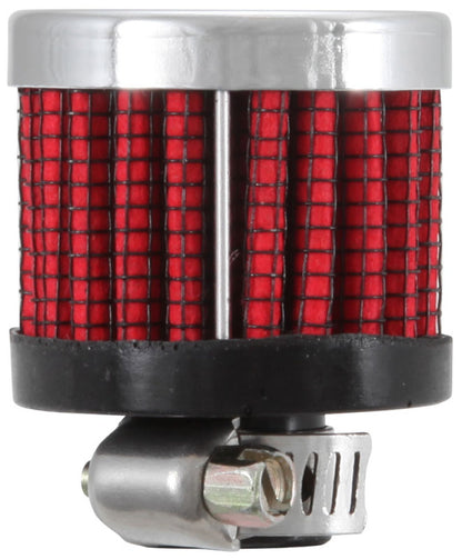 K&N Engineering 62-2470 Chrome Crankcase Vent Filter with 1 3/8 inch Outer Diameter and 1.5 inch Height