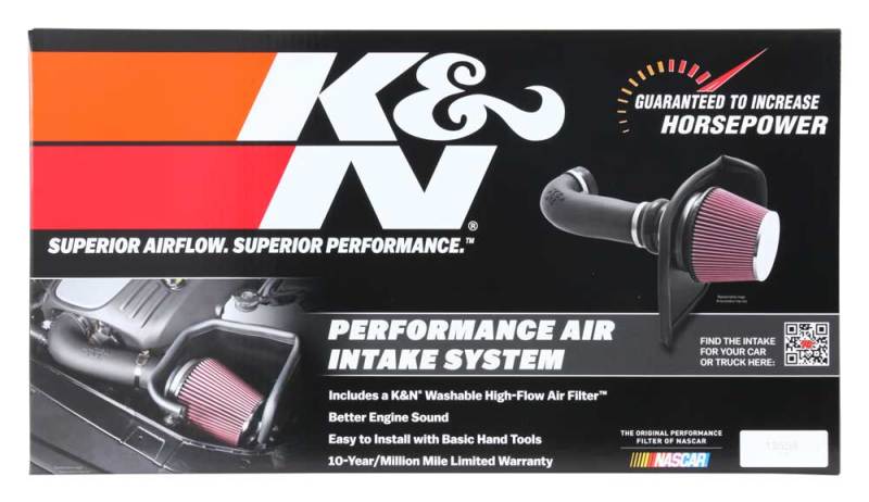 K&N Engineering 77-1577KS Cold Air Intake Kit for 2019-2021 Jeep Cherokee 2.4L