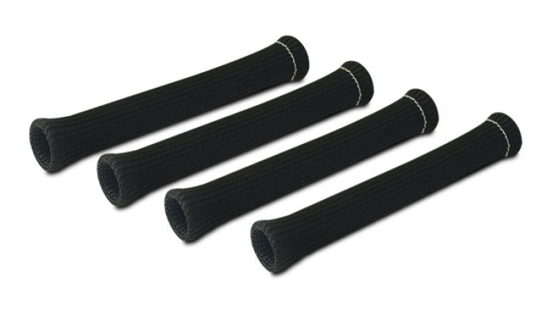 Vibrant 3/4 inch Diameter Spark Plug Boot Insulator - Black, Pack of 4