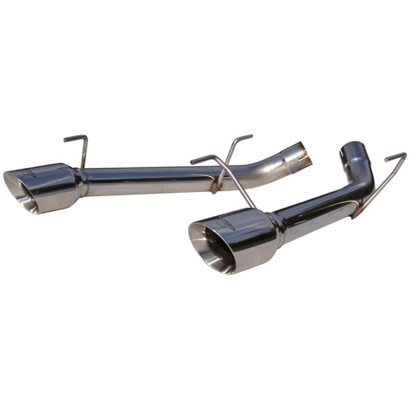 MBRP Armor Pro Series Dual Axle Back Exhaust System for 2005-2010 Ford Mustang GT – T304 Stainless Steel, 2.5 Inch Diameter, Dual Split Rear Exit with 4 Inch Tips