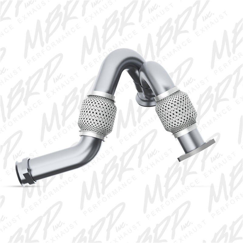MBRP Ford Powerstroke 6.0L Dual Up Pipe Kit – Performance Turbocharger Up Pipe for 2006-2007 Ford F-250 Super Duty