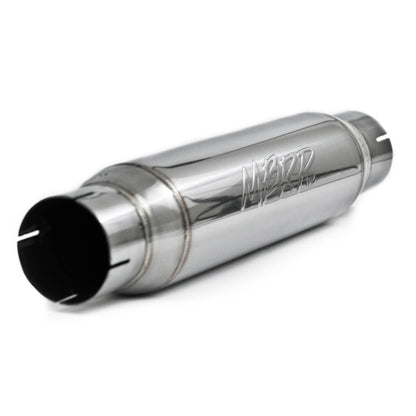 MBRP Universal Resonator with 3-inch Inlet/Outlet – T304 Stainless Steel Performance Muffler