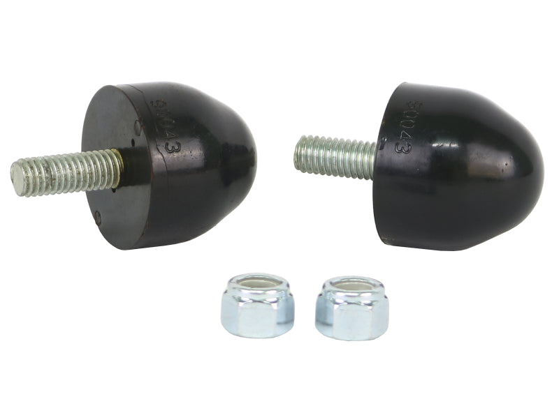 Whiteline Universal Bump Stops - 39.7mm Height, 38.1mm Diameter, Bullet Shape