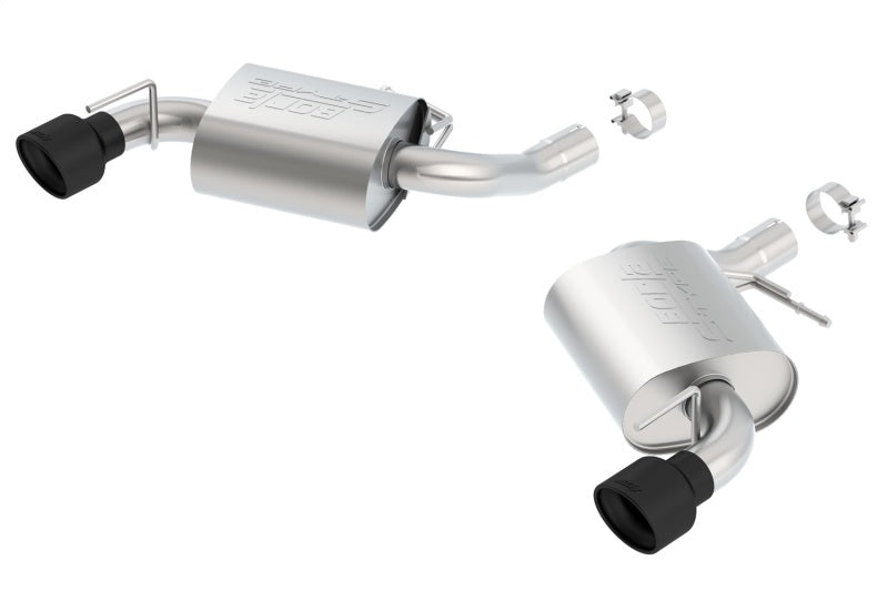 Borla S-Type Axle-Back Exhaust System for 2016-2024 Chevrolet Camaro SS and LT1 Models – No NPP Valves, Ceramic Black Finish